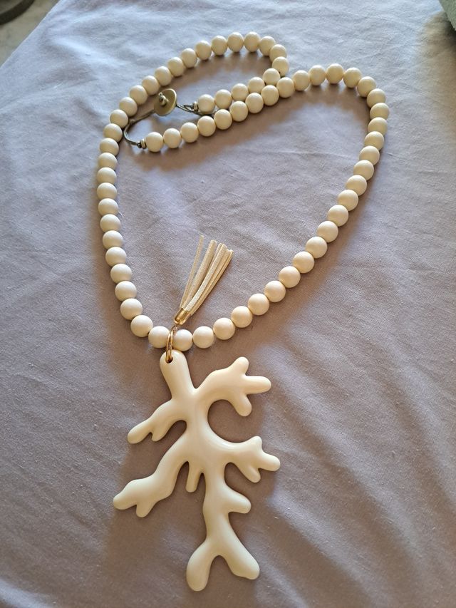 Un  Collar  y una cadena  con pendientes a juego