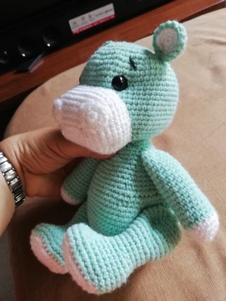 Amigurumi ippopotamo 