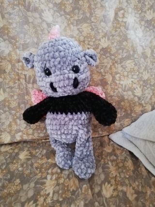 Amigurumi draghetto in ciniglia 