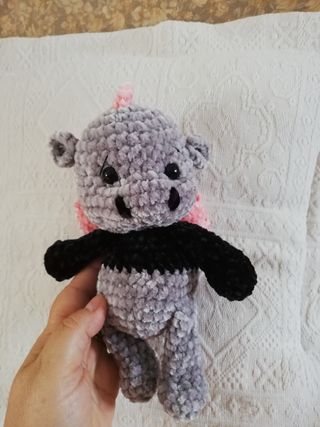 Amigurumi draghetto in ciniglia 