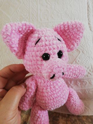 Amigurumi porcellino in ciniglia 