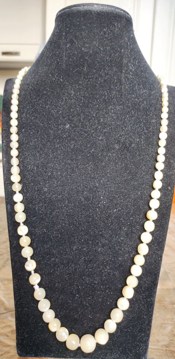Collana Perle in Madreperla degradante
