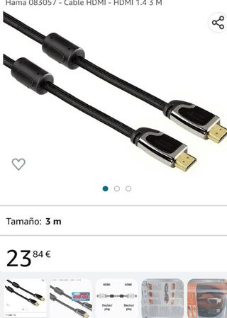 Hama 083057 - Cable HDMI - HDMI 1.4 3 M