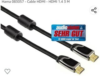 Hama 083057 - Cable HDMI - HDMI 1.4 3 M