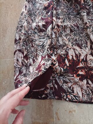 Vestido corto asimétrico Mango