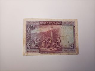 Billete 25 pesetas 1928serie c