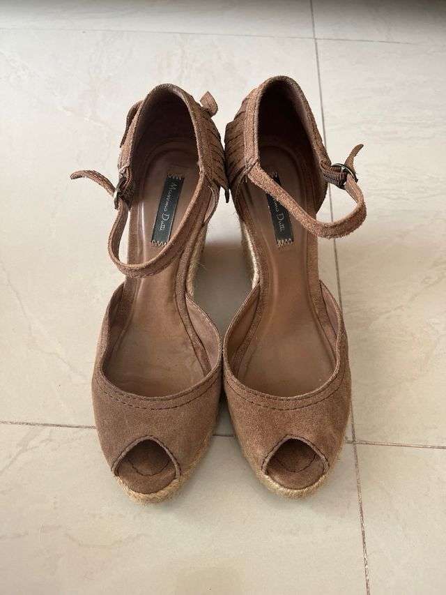 Alpercatas camurca castanha 38