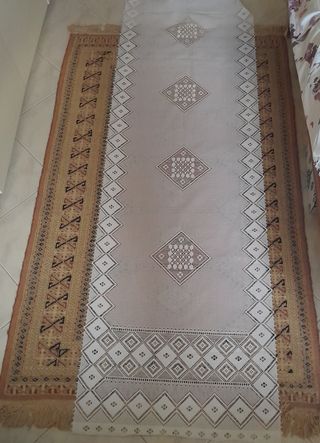 Tenda singola con rombi 60x230 cm