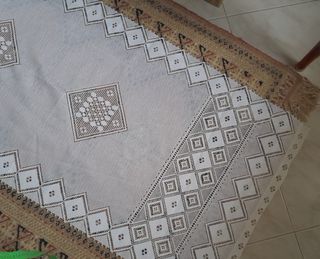 Tenda singola con rombi 60x230 cm