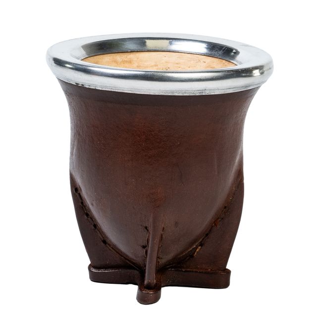 Mate camionero de calabaza con bombilla