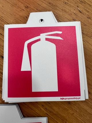 Lote 39 sinaléticas extintor - NOVO