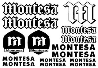 Kit adhesivos Montesa 14 Piezas