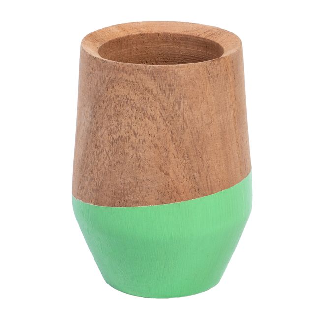 Mate de algarrobo “V” pintado