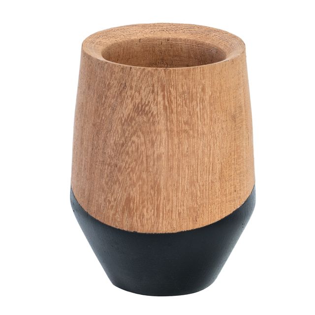 Mate de algarrobo “V” pintado