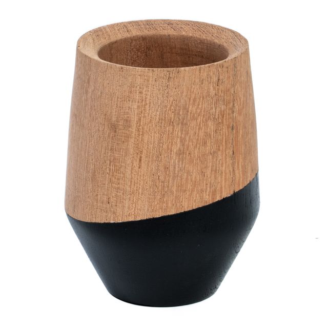 Mate de algarrobo “V” pintado