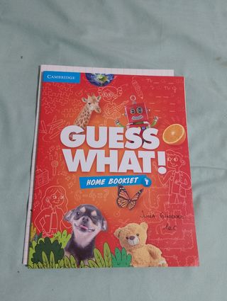 Libro inglés , 2 primaria Guess what