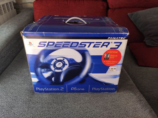 Volante PS One, PS2, PS3 y PC Speedster 3