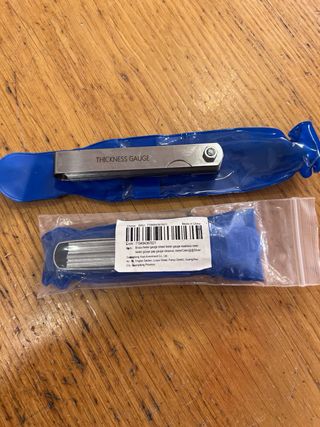 Medidor Espessura imperial Metrica 32 Laminas