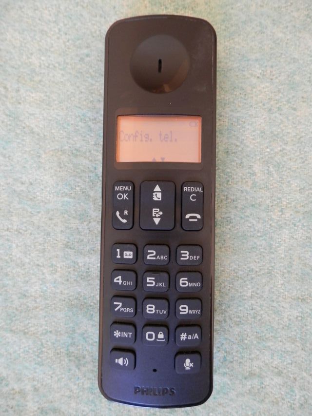 Teléfono inalámbrico philips D210 garantía 1 año