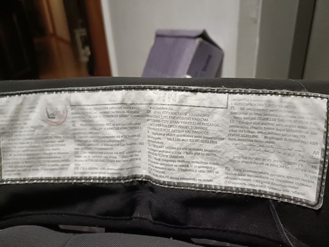 Silla para coche Concord reverso con reductor cla0