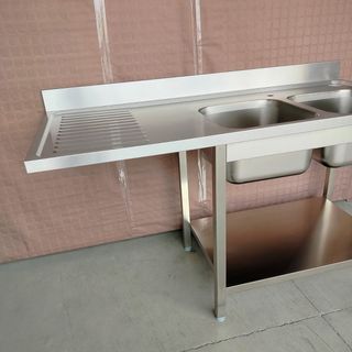 🏰​CM✜ Acero - Fregadero 2 Senos Lavavajillas