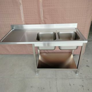 🏰​CM✜ Acero - Fregadero 2 Senos Lavavajillas