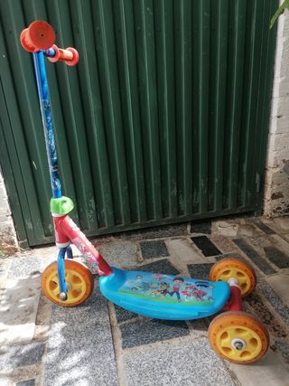 Patinete 3 ruedas la patrulla canina 
