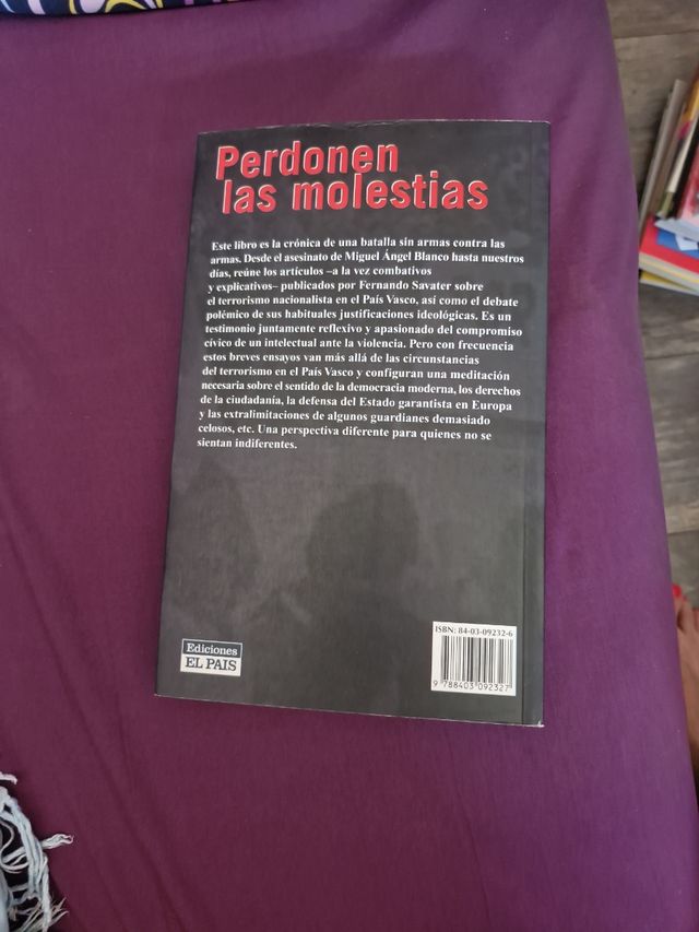 Perdonen las molestias