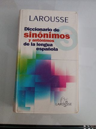 Diccionario de sinónimos y antónimos