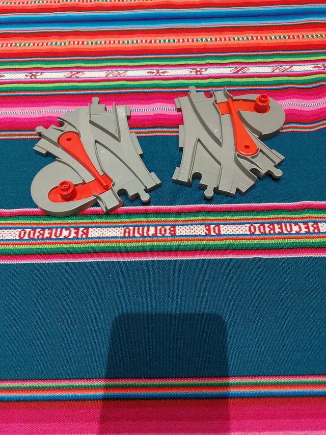 N.2 scambi trenino Lego Duplo