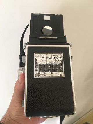 Rolleiflex con òptica carl zeiss tessar 3.5