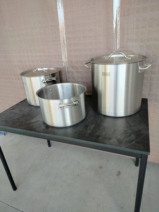 🏰​CM✜ Acero - Ollas rectas. Varios tipos