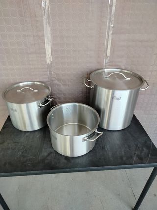 🏰​CM✜ Acero - Ollas rectas. Varios tipos