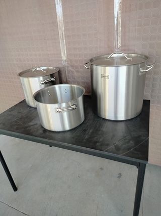🏰​CM✜ Acero - Ollas rectas. Varios tipos