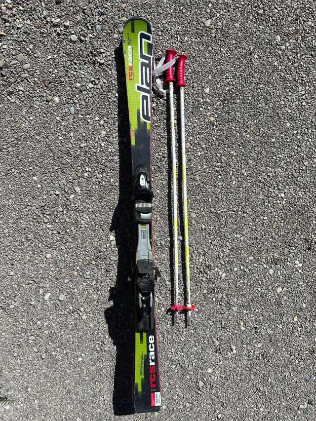 Esquís Elan RCS Race y bastones