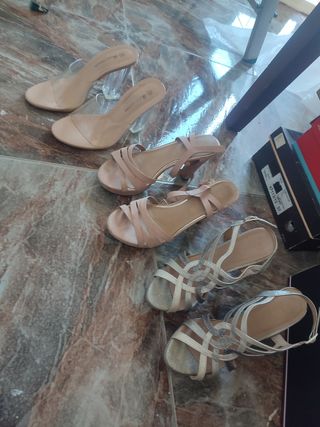 Pack 3 Sandalias de tacón
