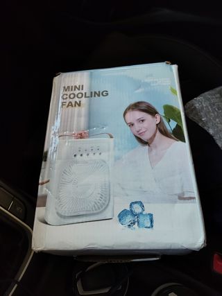 mini ventilador con humificador para ref
