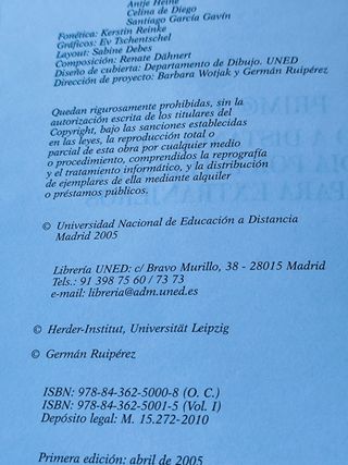 Libro Alemán Prim@ 1 UNED