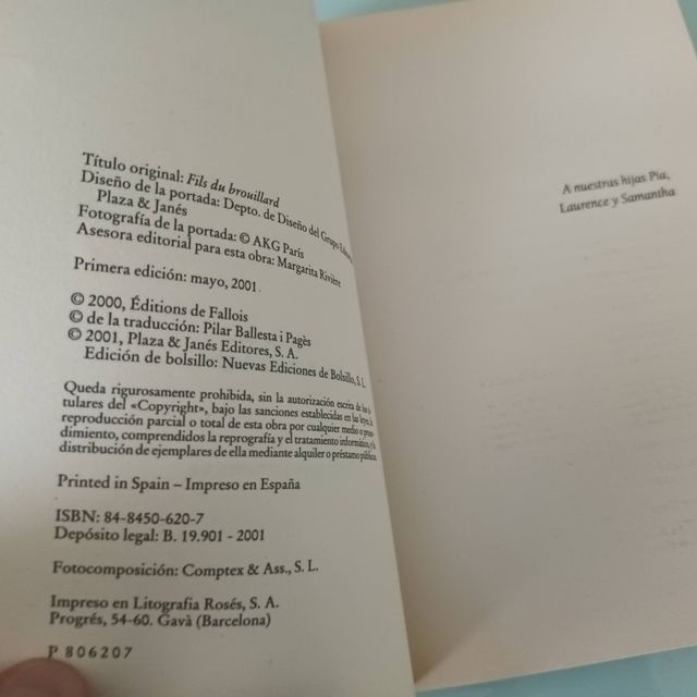 HIJO DE LA NIEBLA Georges MOUSTAKI Siegfried MEIR