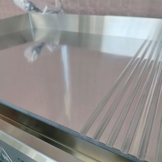 🏰​CM✜ Plancha 65 cm Acero 1/2 Ranurada