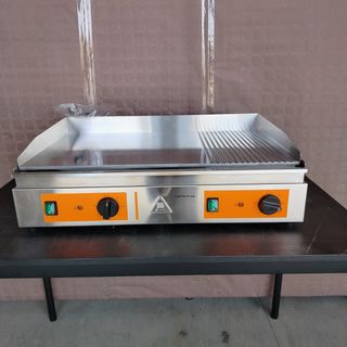 🏰​CM✜ Plancha 65 cm Acero 1/2 Ranurada