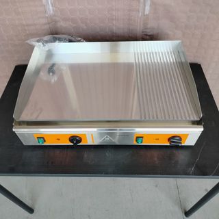 🏰​CM✜ Plancha 65 cm Acero 1/2 Ranurada