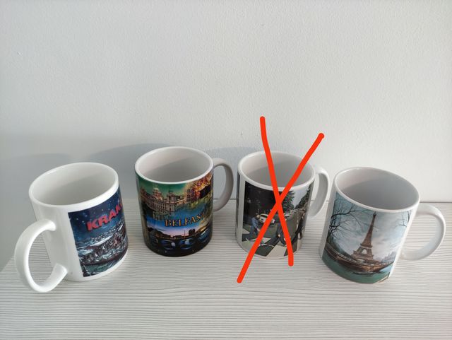 TAZAS  DE CERAMICA EUROPA