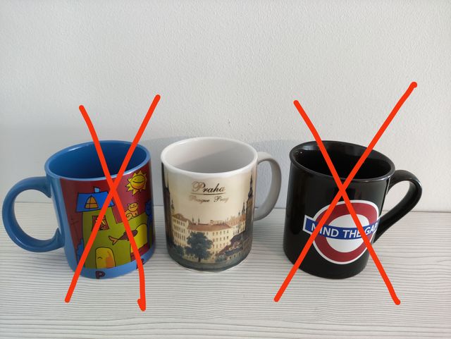 TAZAS  DE CERAMICA EUROPA