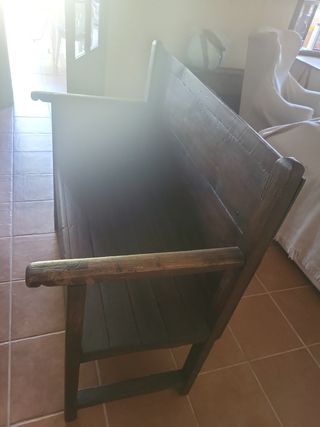 Banco madera antiguo