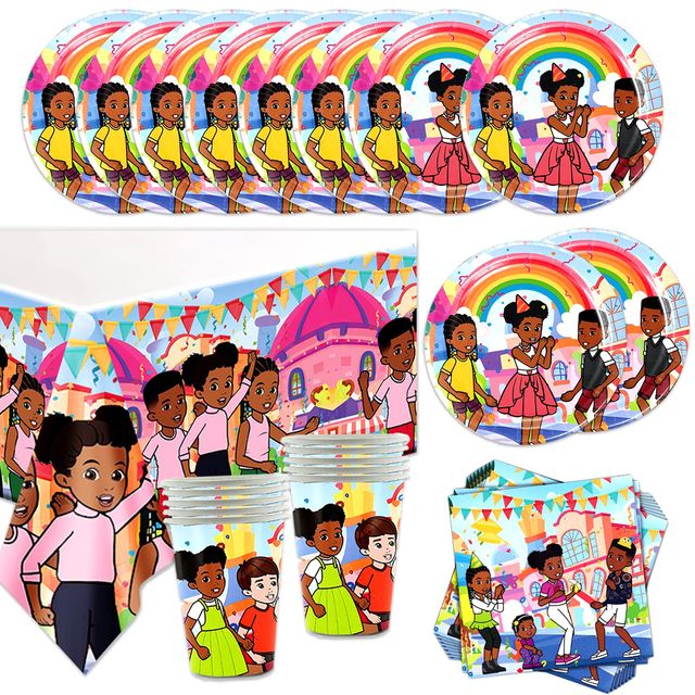 41 piezas Gacies Crner vajilla para fiestas