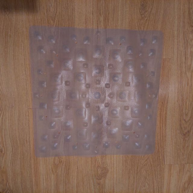 Alfombra baño goma transparente