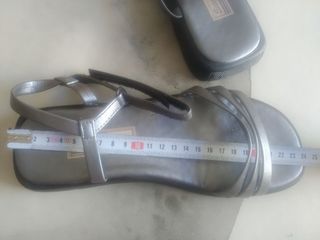 SANDALIAS PLATA TIRAS NÚM 37