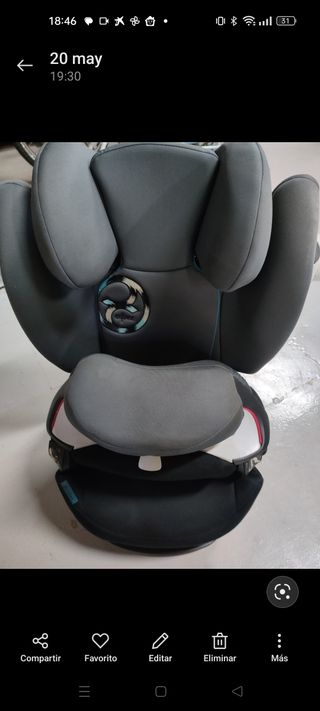 Silla coche con Isofix 