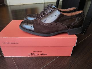 Zapato de cordones marrón Maria Jaen